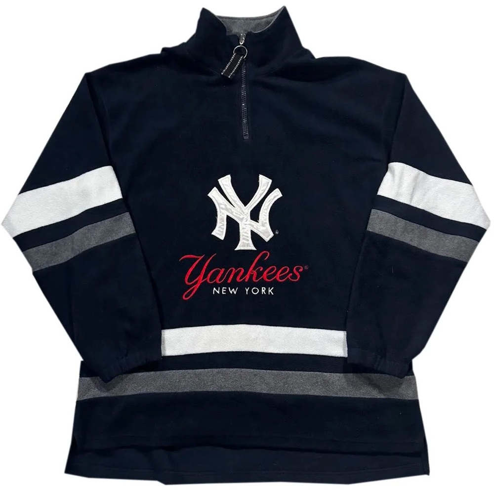 Vintage New York Yankees Mirage Fleece 1/4 Zip (Size XL)